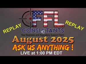 FBI Stolen Gun Database - Get Your SOT - August FFL Compliance Update