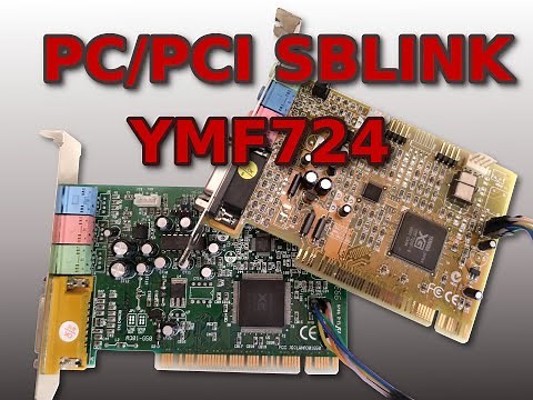 Yamaha XG YMF724 PCI Sound card PC/PCI (SB-Link) in DOS #doscember