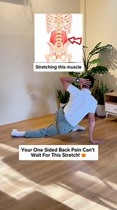 291K views · 2.7K reactions | Stretch Away Your One Sided Back Pain!!  #backpain #lowbackpain #physicaltherapy #OMG | Physical Therapy Session | Facebook