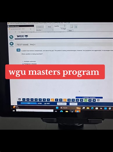 wgu masters program #wguexam #wguit #examsetup #wgubusinessschool #proctoredexam