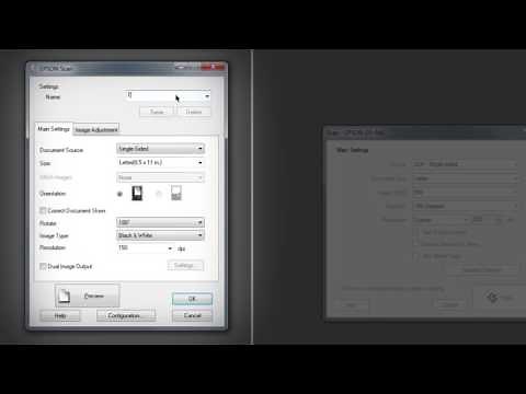 Epson Document Capture Pro Tutorial #7 - Detailed Scan-and-Save Settings