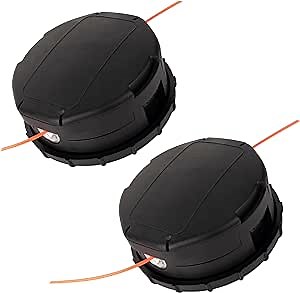 BlueStars 2 Pcs Upgraded 99944200903 Speed-Feed 450 Trimmer Head - Compatible with Echo SRM-266 SRM-266S SRM-266T SRM-266U SRM-280 SRM-280S Weed Eater Straight Shaft Speed Feed - Replaces X047000940