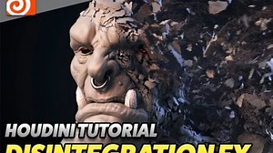 灭霸巨人解体破碎消散Head Disintegration VFX in Houdini