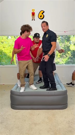 ​How Many People Does It Take to Pop an Air Mattress? 😱💥 (Crazy Challenge #sehar #shorts