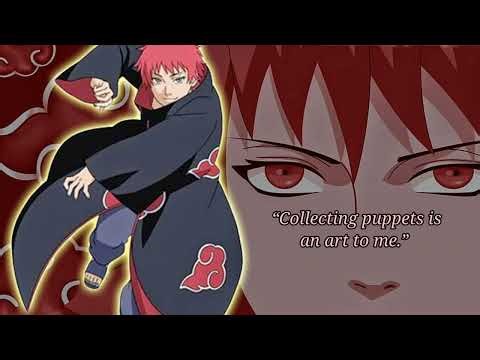 Sasori's words the puppet ninja from the sand country