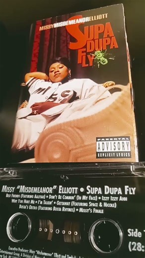 Missy Elliott - Supa Dupa Fly 1997 Rap Cassette Tape Classic Album Elektra Records