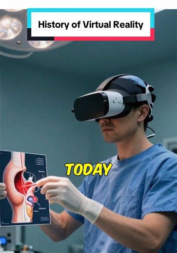 History of Virtual Reality From bulky headsets to immersive worlds—virtual reality has been decades in the making. #VirtualReality #VRHistory #TechHistory #FutureTech #DidYouKnow