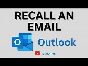 Recall an email in Outlook tutorial for beginners | if you’ve sent it by mistake