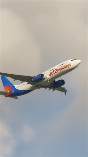 Jet2Holidays 737-800 take off from Newcastle #aviation #fypyoutube #fyp #flightsimulator #jet2 #737