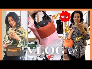✨ New LONGCHAMP Finds & Vintage LOUIS VUITTON Gems: A Handbag Lover's Vlog