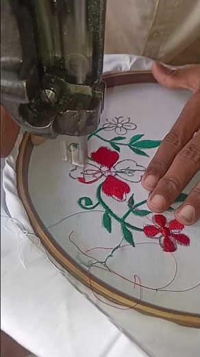 Perfect Practice Machine Embroidery Design for Beginners #shorts#viral #trending | Rizwan Ali Tv