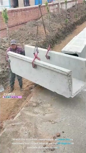 Installing Heavy Duty Concrete Drainage Culverts 🏗️👷‍♂️