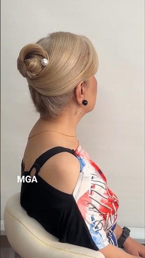 How to Do an Elegant Twist Updo with Kanzashi 🌸 Classy & Soft!