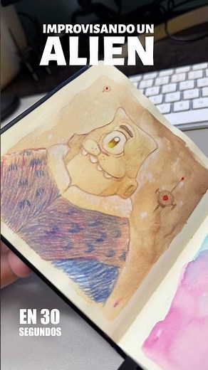 Así improvisé un alien en solo 30 segundos