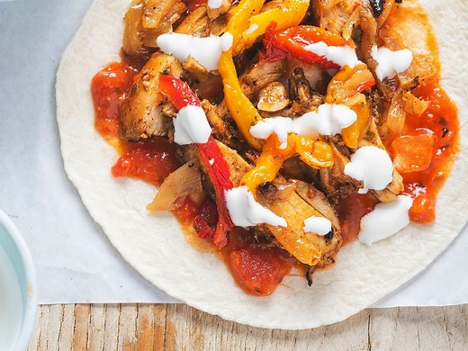 Fajitas au poulet
