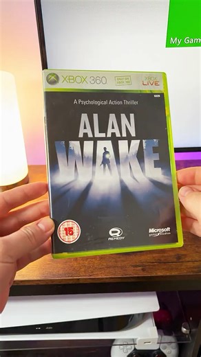 Alan Wake on the Xbox 360! 💿🕯️#xbox360