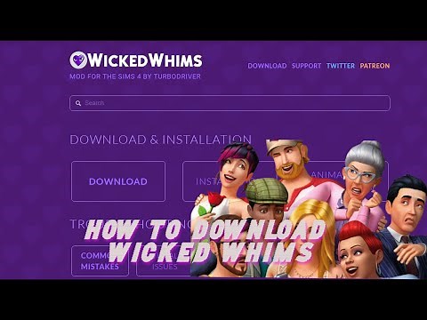How To Install Wicked Whims Mod & WW Aminations 2025