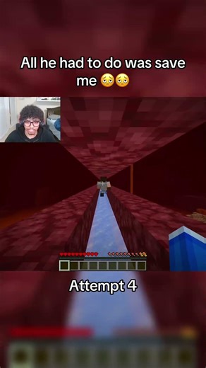 Minecraft Ice Bridge Bloopers