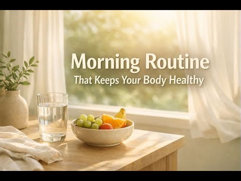 morning routine for healthy body