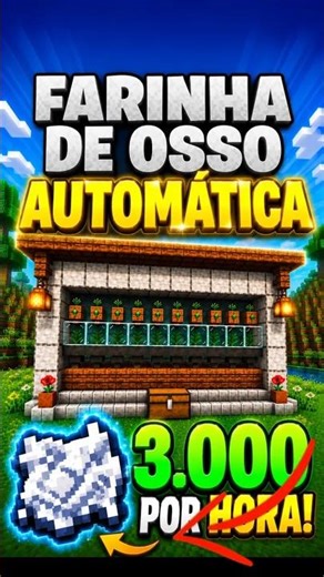 Automatic Bone Meal Farm in Minecraft