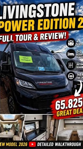 NEW Roller Team Livingstone Power Edition 2 | Full Camper Van Tour 2026 (€65,825)