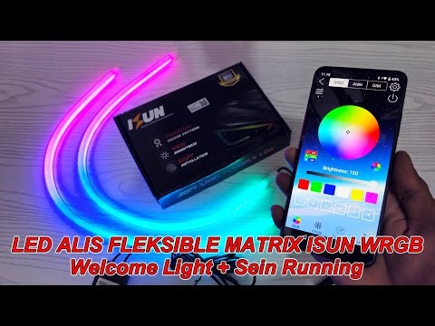 LED Alis Fleksible Matrix ISUN WRGB Welcome Light + Sein Running