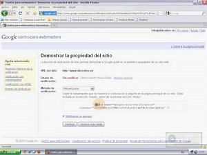 Google - Añadir Sitemap con las herramientas para WebMaster