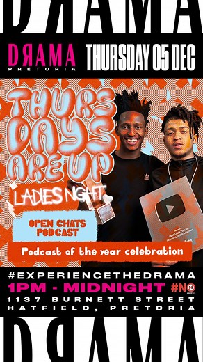 openchatspodcast (@openchatspodcast) - Celebrate Podcast of the Year at Drama Pretoria