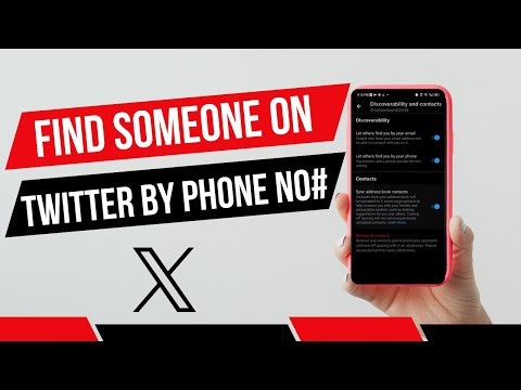 How to find someone on X or Twitter by phone number