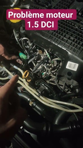 🔧Engine vibration problem on a 1.5 dCi? #automobile #renault #1.5dci