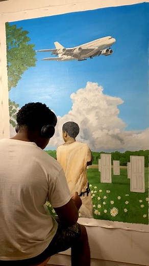 141K views · 8.5K reactions | Paint with me Pt. 3: “THE PARADOX OF CHOICE” 2025  #reelschallenge #art #Painting #viral #reelschallengereelschallenge | Siphesihle Ntsungwana | Facebook