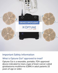 Take a look at all the pieces that help power on the blue light for OptuneGio®. #OptuneGio is a wearable, portable, FDA-approved #glioblastoma (GBM) treatment for adult patients aged 22 years or older. Find out more at bit.ly/40An3r9 See Important Safety Information here: bit.ly/3Tf8vJU #IPowerMyLife | Optune Gio US