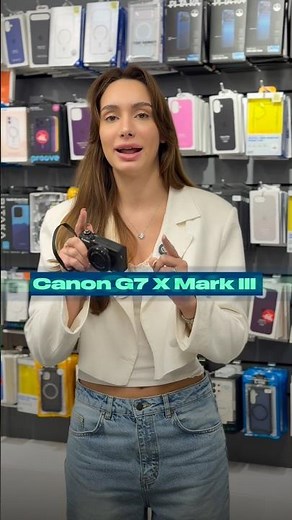 We show you the basic settings on the Canon G7 X Mark III! #canon #camera #photographic equipment...