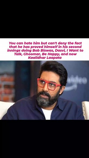 @bachchan is in full form #abhishekbachchan #acting #bobbiswas #dasvi #iwanttotalk #ghoomar #behappy #kaalidharlaapata #amazonprime #zee5 #actor #bestactor | Mukesh Kumar Ojha