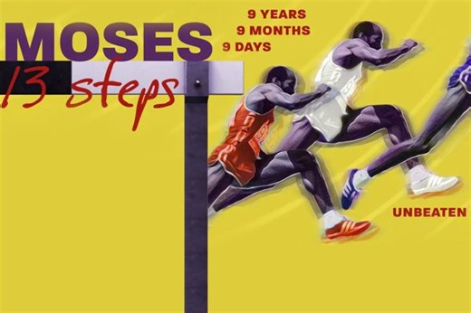 ‘Moses – 13 Steps’ - balancing power on and off the track | News | Heritage  | World Athletics
