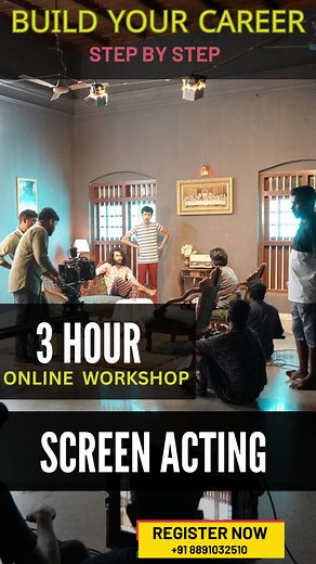 Unleash Your Inner Actor! Join us for a 3-hour online workshop on screen acting and take the first step toward building your dream career. ✨  Date: November 14  Time: 10 AM - 1 PM Discover the secrets of the craft, refine your skills, and ignite your path to success in the world of screen acting. Don't miss out on this transformative opportunity!  . #ActingWorkshop #CareerBuilding #ScreenActing #StepByStepSuccess | Neo Film School | Facebook