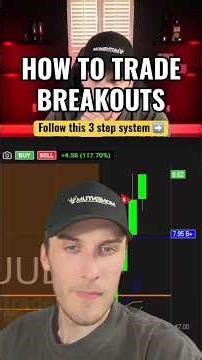 Learn my 3 step breakout system 🎯 #daytrading #howtotrade #stockmarket #stocks #momentun