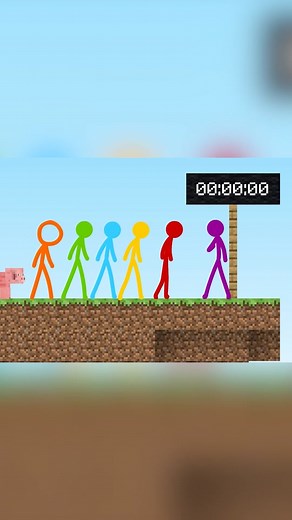 Parkour Animation in Minecraft by Alan Becker