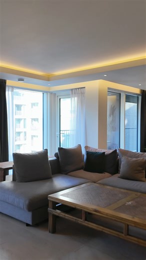 @Druce on Instagram: "A refined three-bedroom home overlooking the waters of Chelsea Creek. Set on the third floor, this elegant apartment features generous living space, floor-to-ceiling windows, and a sleek open-plan kitchen, with views across the communal gardens and lake from two private balconies. Three well-proportioned double bedrooms include two luxurious en-suites, with the principal suite offering a dressing area and marble-finished bathroom. Concierge service and off-street parking co