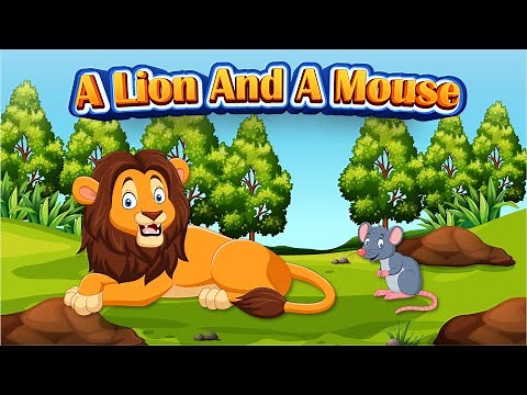 A lion and a mouse story in English | Moral stories | Kids stories