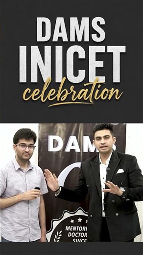 DAMS helped me score Rank 3 in INICET #MedicalStudent #damsdelhi #inicet