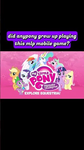 i think the app is my little pony friendship celebration! 🦄