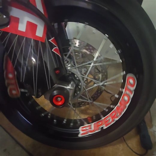 Custom-Wheels decals #lasvegas #short #shortsfeed #Drz400sm #motorbike #supermoto #hawk250 #florida