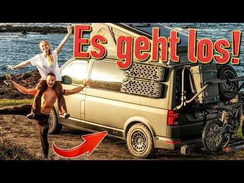 The off-road camper journey begins!! 🚐 (Vanlife in Sardinia)