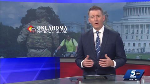 Oklahoma National Guard Task Force arrives in Washington, DC