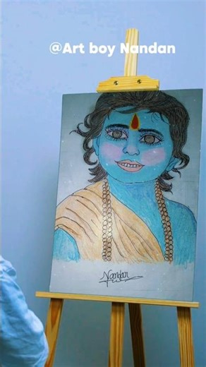 ✨ Shri Ram Ji Pencil Colour Drawing 😍 | Jai Shree Ram 🚩 #shorts