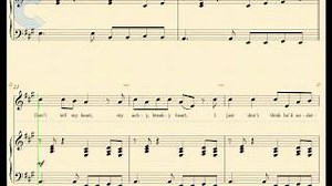 Piano - Achy Breaky Heart - Billy Ray Cyrus - Sheet Music, Chords, & Vocals Chords - ChordU