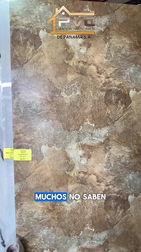 Lámina rústica de PVC para decoraciones interiores y exteriores