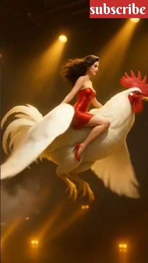 A Woman Dances with a Chicken on AGTMust-See Performance!#agt#talent#dance#deepface