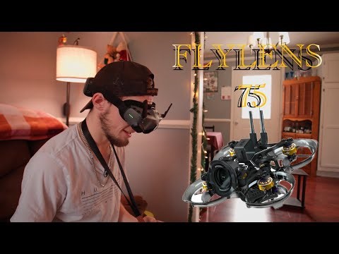 Learning To Fly a Tiny Whoop Indoors with the FLYLENS 75!!
